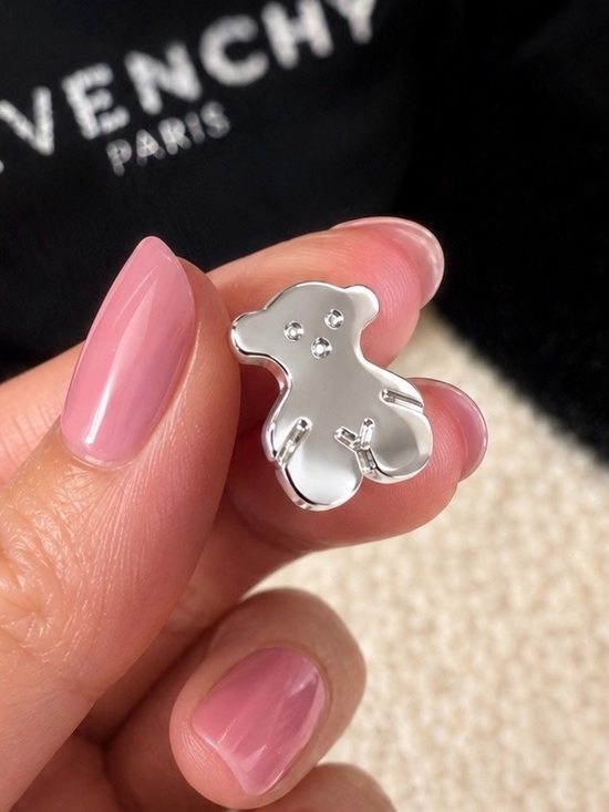 Jewelry - Sterling Silver Teddy Bear Stud Earrings | Cute Bear Design | New in Gift Box 🤍🧸